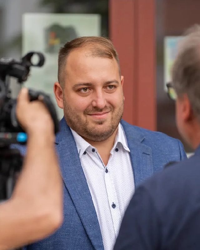 dr. Andrej Čuš v pogovoru z mediji